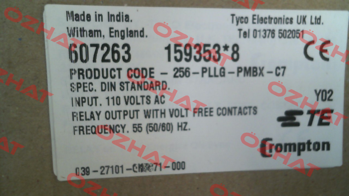 256-PLLG CROMPTON INSTRUMENTS (TE Connectivity)