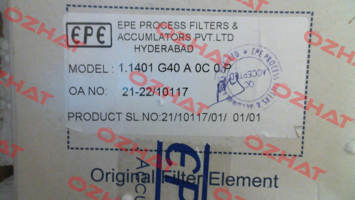 1.1401-G40-A-0C-0-P Epe