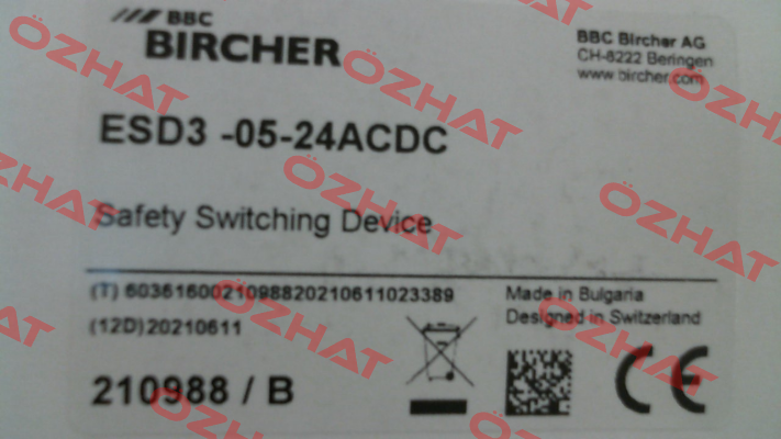 210988 / ESD3-05-24ACDC Bircher