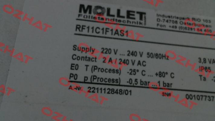 RF11C1F1AS1 Mollet