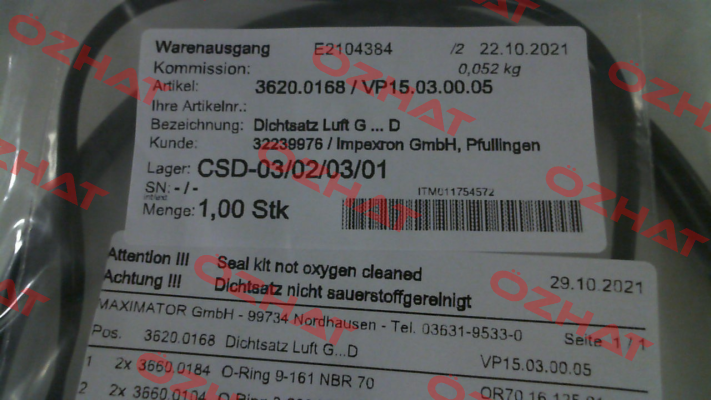 3620.0102 Maximator