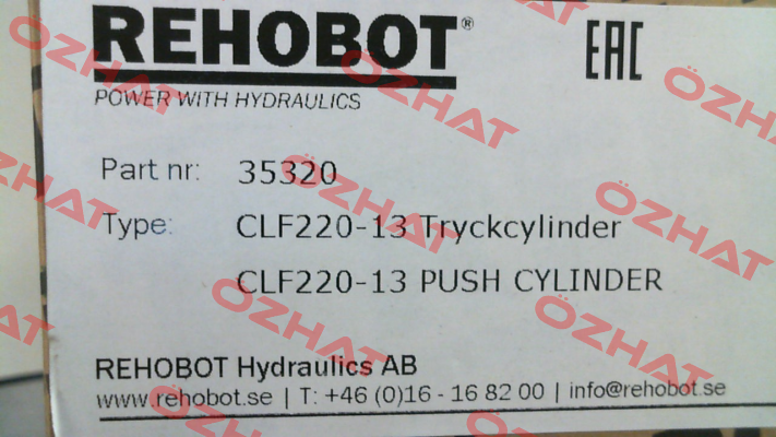 p/n: 35320, Type: CLF220-13 Rehobot