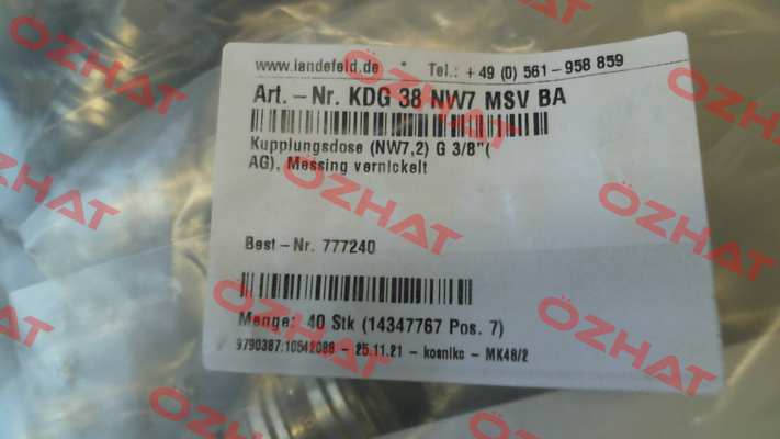 KDG 38 NW7 MSV BA Landefeld