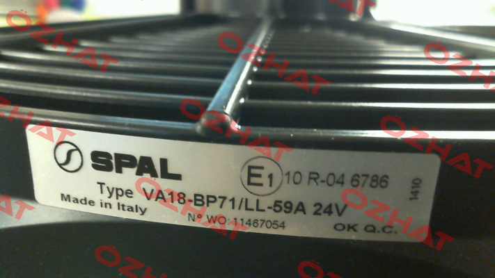 VA18-BP71/LL-59A SPAL