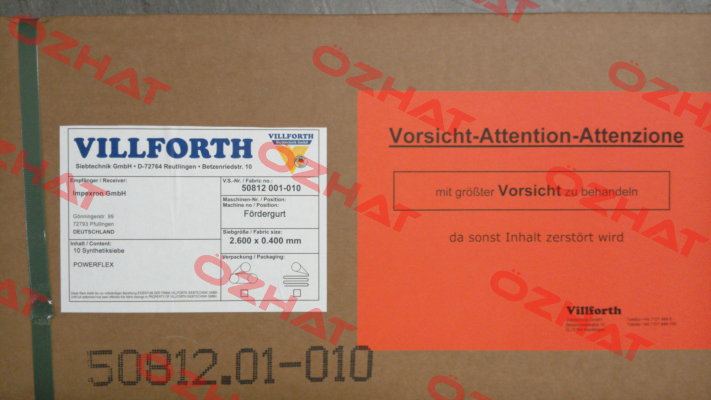 10210-01-004-2000 Villforth Siebtechnik GmbH