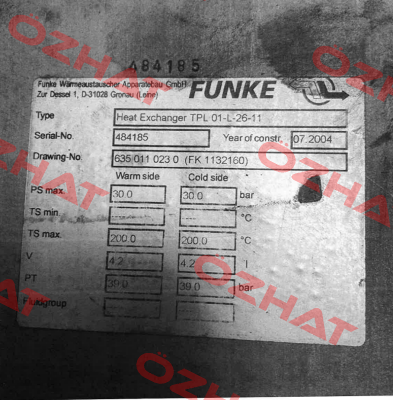 TPL01-L-26-11 Funke
