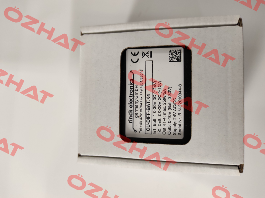 CU-DIFF-BAT.K4 Rinck Electronic