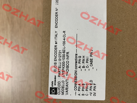 L/YEFK300-1030-BZ-L-100-4-CL-R Elcis