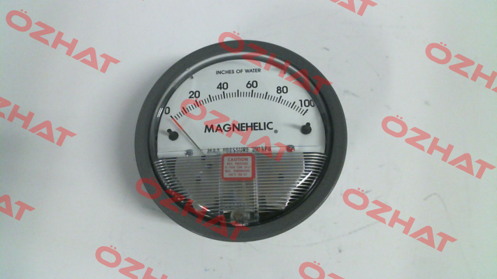 01-20.SKALA (0 ... 100 INCHES OF WATER) Magnehelic