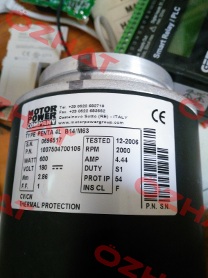 PENTA 4L B14/M63 Motor Power