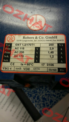 GNT1,2/170T1 Robers-C0