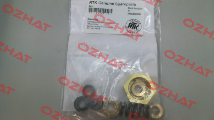 Gasket kit for MV 5291-P (17092402/010) RTK Regeltechnik