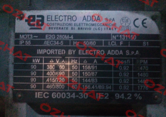 E2G 280M-4 Electro Adda