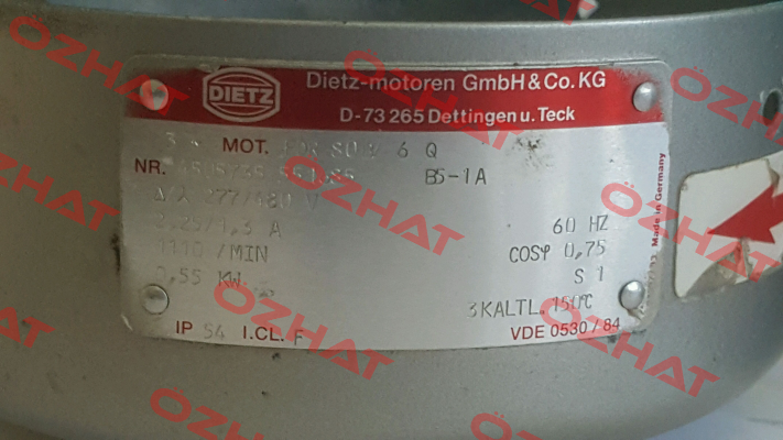 R27-2176-NK-035/055-4-8 (OEM) Dietz-Motoren