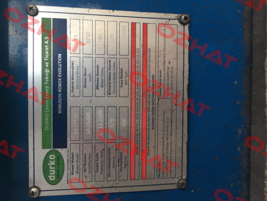 Robox EL 55/2V EVOLUTION inklusive Motor 15 kW   Robuschi
