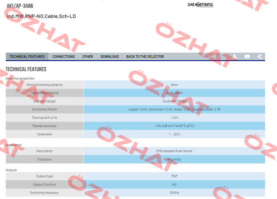 AK1/AP-3A86 Micro Detectors / Diell (now Datasensing)