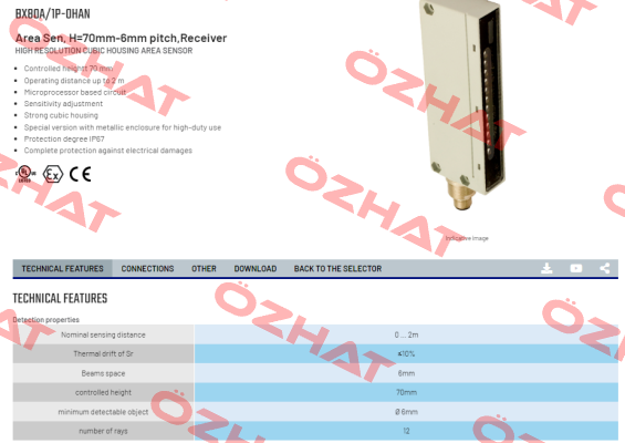 BX80A/1P-0HAN Micro Detectors / Diell (now Datasensing)