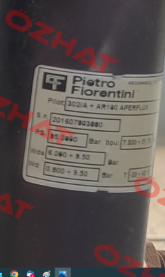 302/A + AR100 x Aperflux 851 Pietro Fiorentini