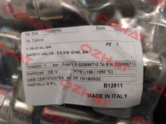 011397729 Nuova General Instruments