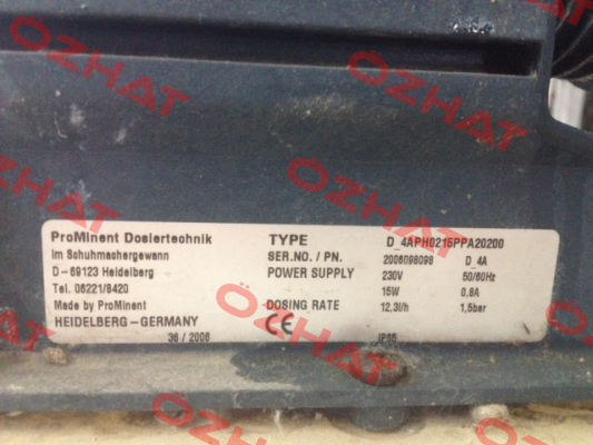 TTK16-330 - obsolete, replaced by DLTA1020PVT2000UA00M0DE0  ProMinent