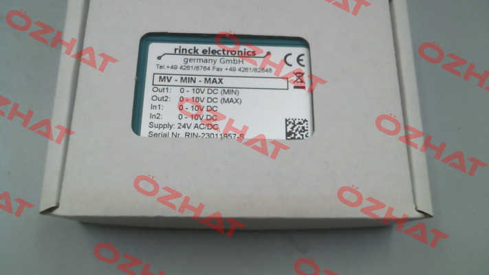 MV-MIN-MAX.10V Rinck Electronic