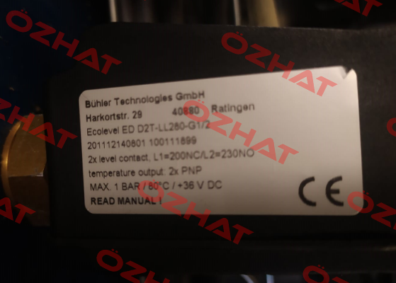 201112140801 100111899 Bühler Technologies