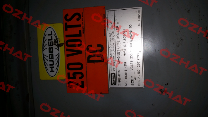 MAGNET CONTROLLER 4295 SIZE 2  Hubbell