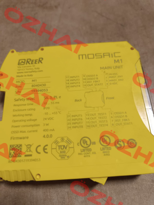SP-R-11-000-00 / MOSAIC M1 Reer