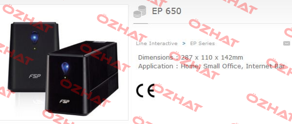 EP650 SP Fsp