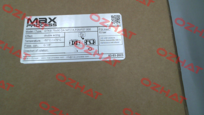 GTKB.75x90.DA.NP17A.F05/F07.000 GT Attuatori