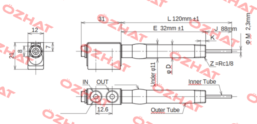 JC-KRM-10-L120-E32-J88-M2.3 Ahresty-tec