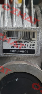 VF 49 U 10 P71 B14 B3 Bonfiglioli