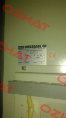 D380 G22/15000 WR-PWX Similar to Com. 239.402/01-01  Munk