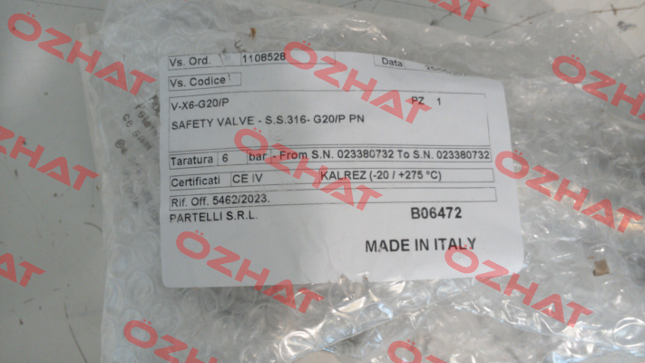 018513342 Nuova General Instruments