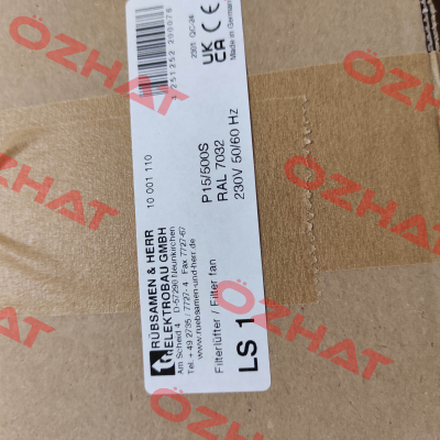 LS 1 pebble grey RAL 7032 - 230V AC Rübsamen & Herr