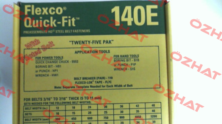 20000 / 140E (pack x25) Flexco