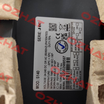 P/N: S4C000509, Type: J4C-S140 F07/F10 22mm J+J Automation