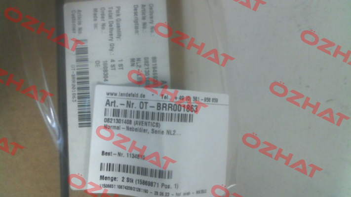 0821301408 / NL2-LBS-G014-PNB-MN Aventics