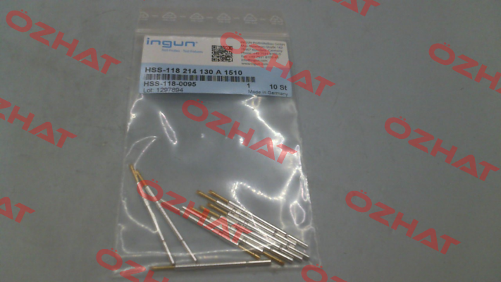 HSS-118 214 130 A 1510 Ingun