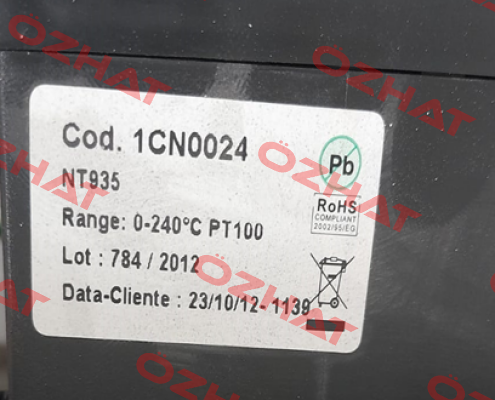 P/N: 1CN0131 Type: NT935 Tecsystem