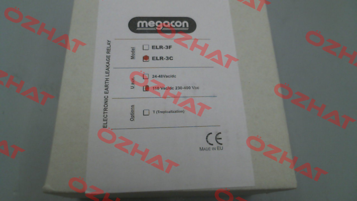 ELR-3C 110 VAC/DC 220-400 VAC / 604030 Megacon