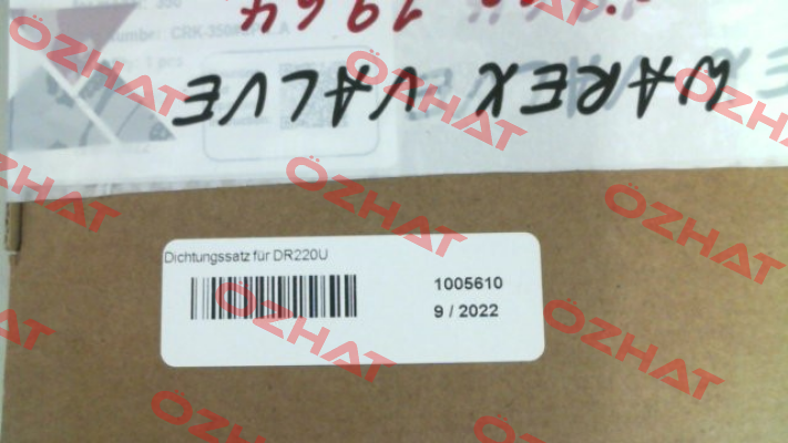 1005610 / Seal and wear parts set Warex