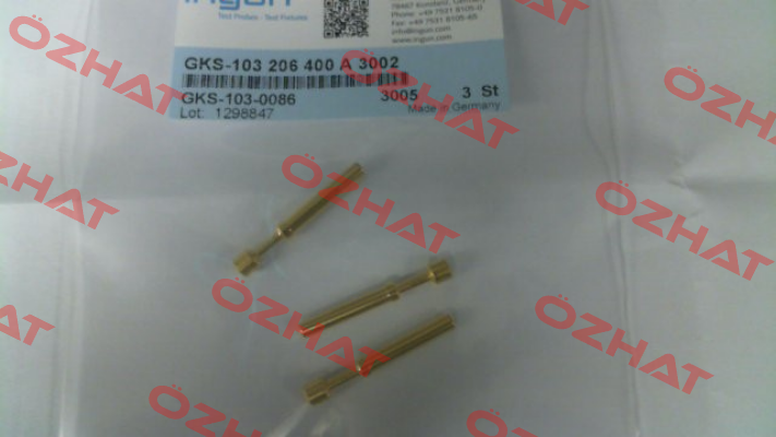 GKS-103-0086 / GKS-103 206 400 A 3002 Ingun