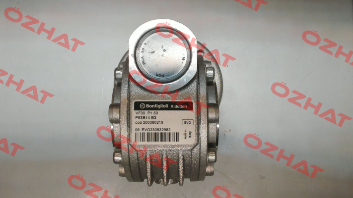 VF 30 P1 60 P63 B14 B3 Hw=14mm i=60 Bonfiglioli
